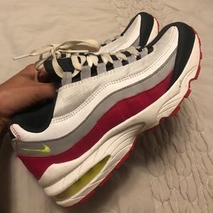 Air max 6.5y white, pink black